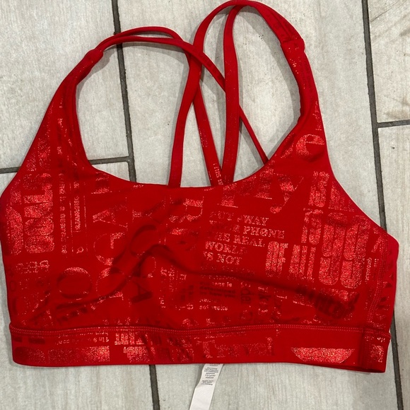 Lululemon limited edition red foil word bottoms - Picture 8 of 8